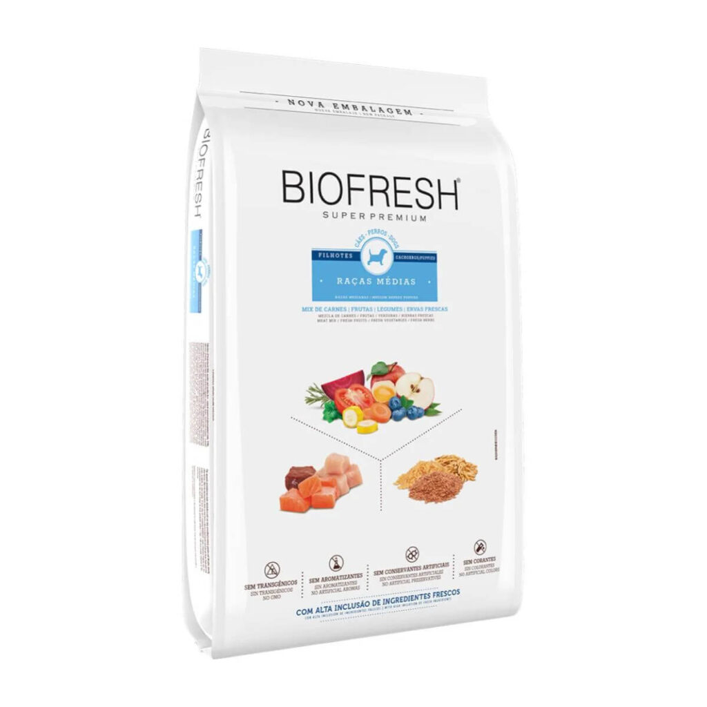 Biofresh filhotes razas medianas cachorros 3kg