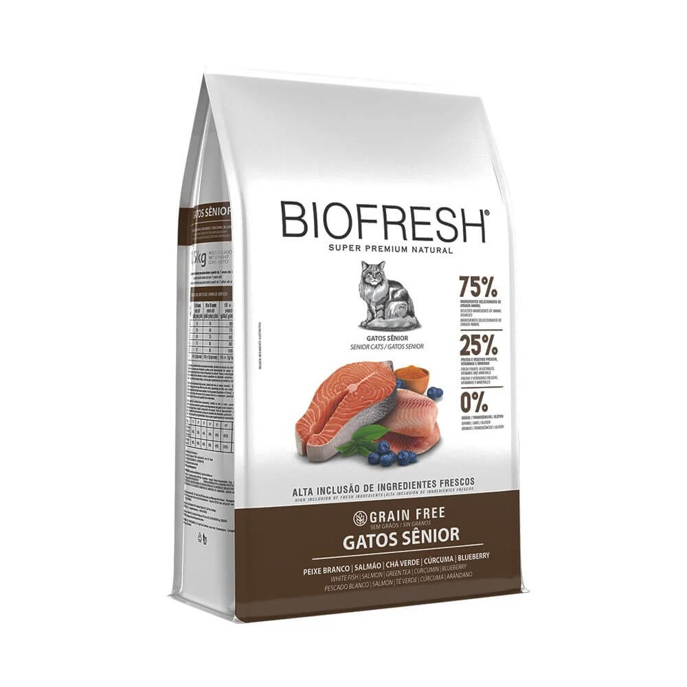 Biofresh super premium gatos senior salmon 1.5kg
