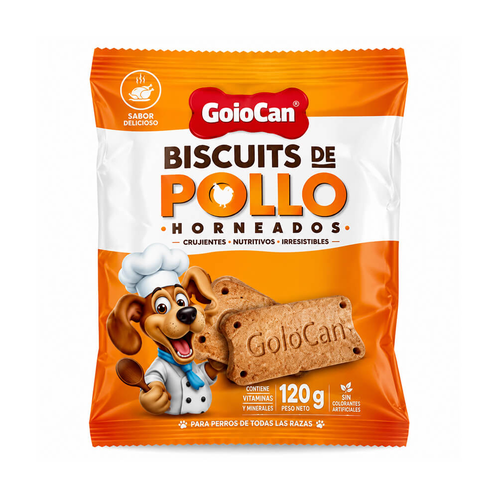 Biscuit de pollo 120 gr - Golocan