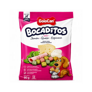 Bocaditos jamon queso espinaca 100 gr - Golocan