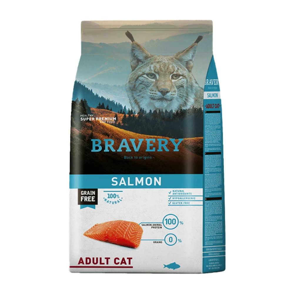 Bravery salmon adult cat 2kg