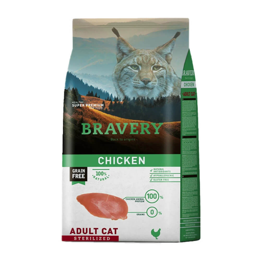 Bravery chicken adult cat sterilized 2kg