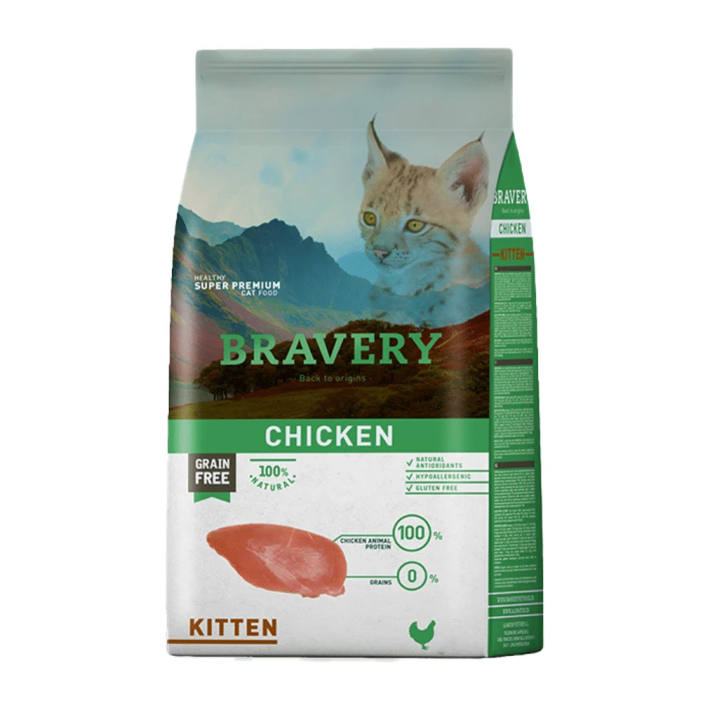 Bravery chicken kitten cat 2kg