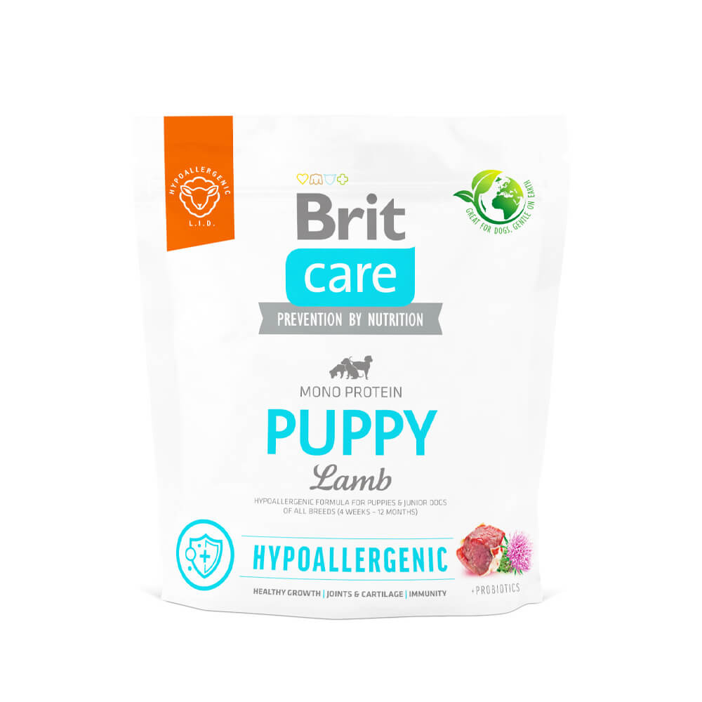 Brit care hypoallergenic puppy lamb