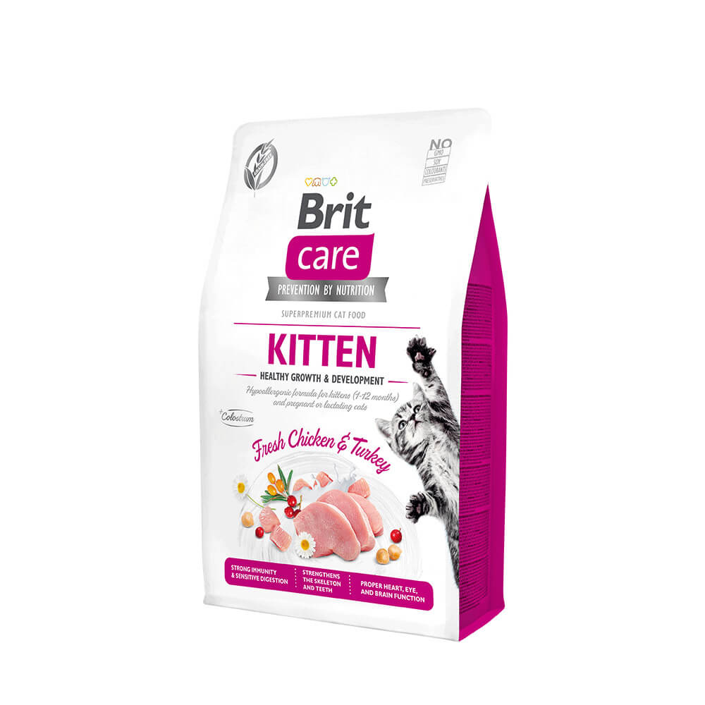 Brit care cat kitten fresh pollo y pavo 2kg
