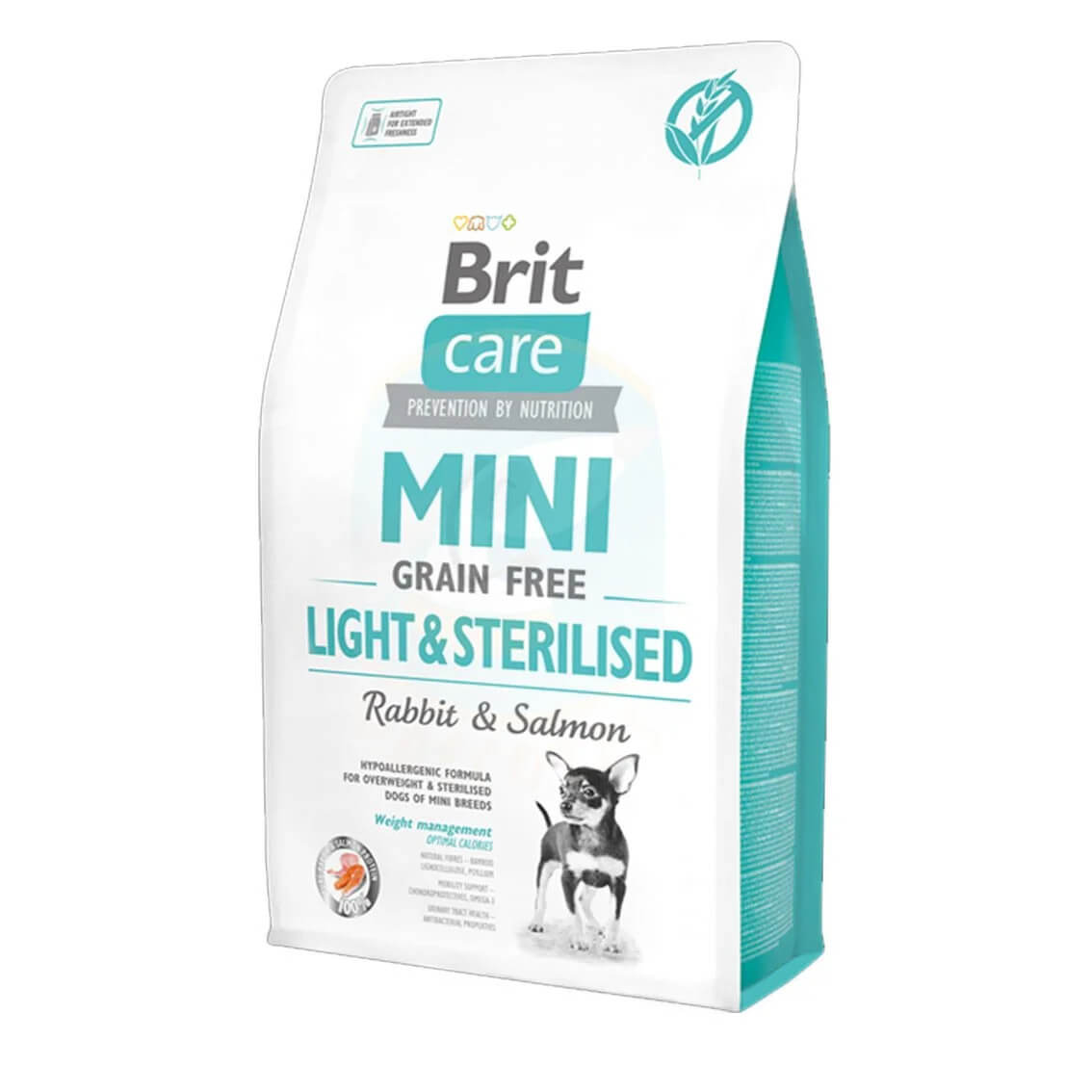 Brit care mini gf light & sterilised 2kg