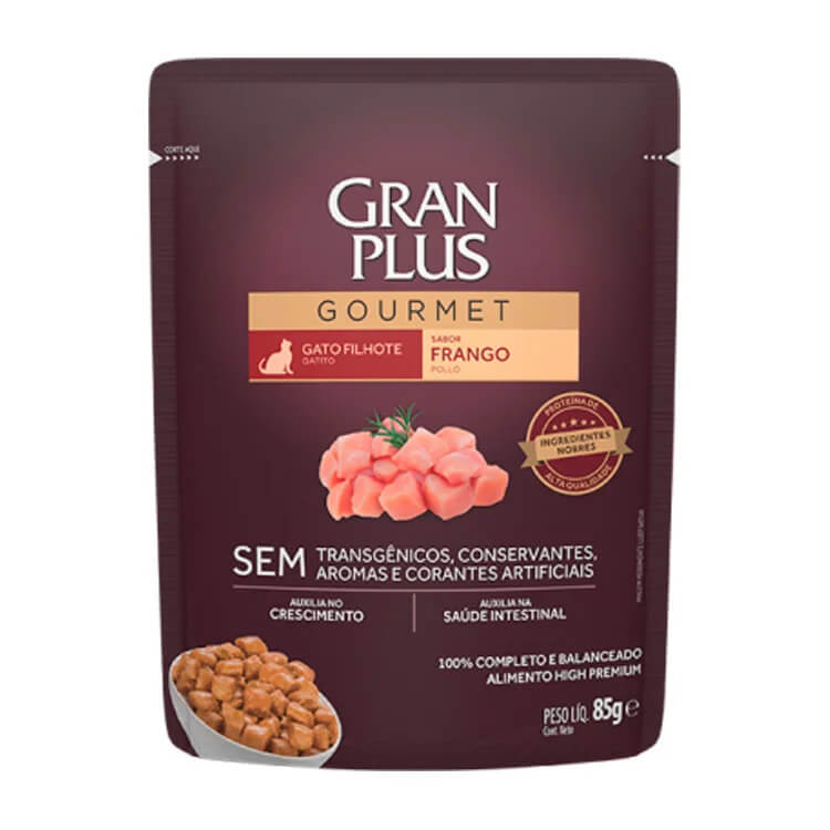 Gran plus sachet gatito pollo