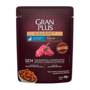 Gran plus sachet gourmet gato adulto oveja 85g