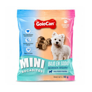 Mini bocaditos bajo en sodio 100 gr - Golocan
