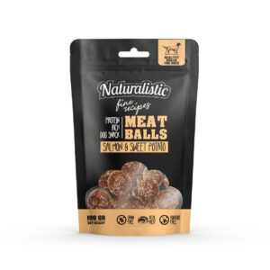 Naturalistic meat balls salmon & potato