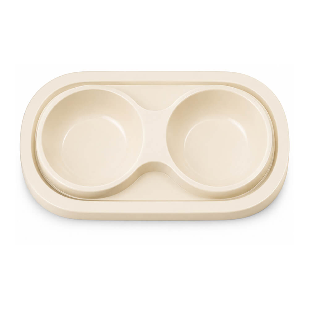 Plato doble elevado plastico