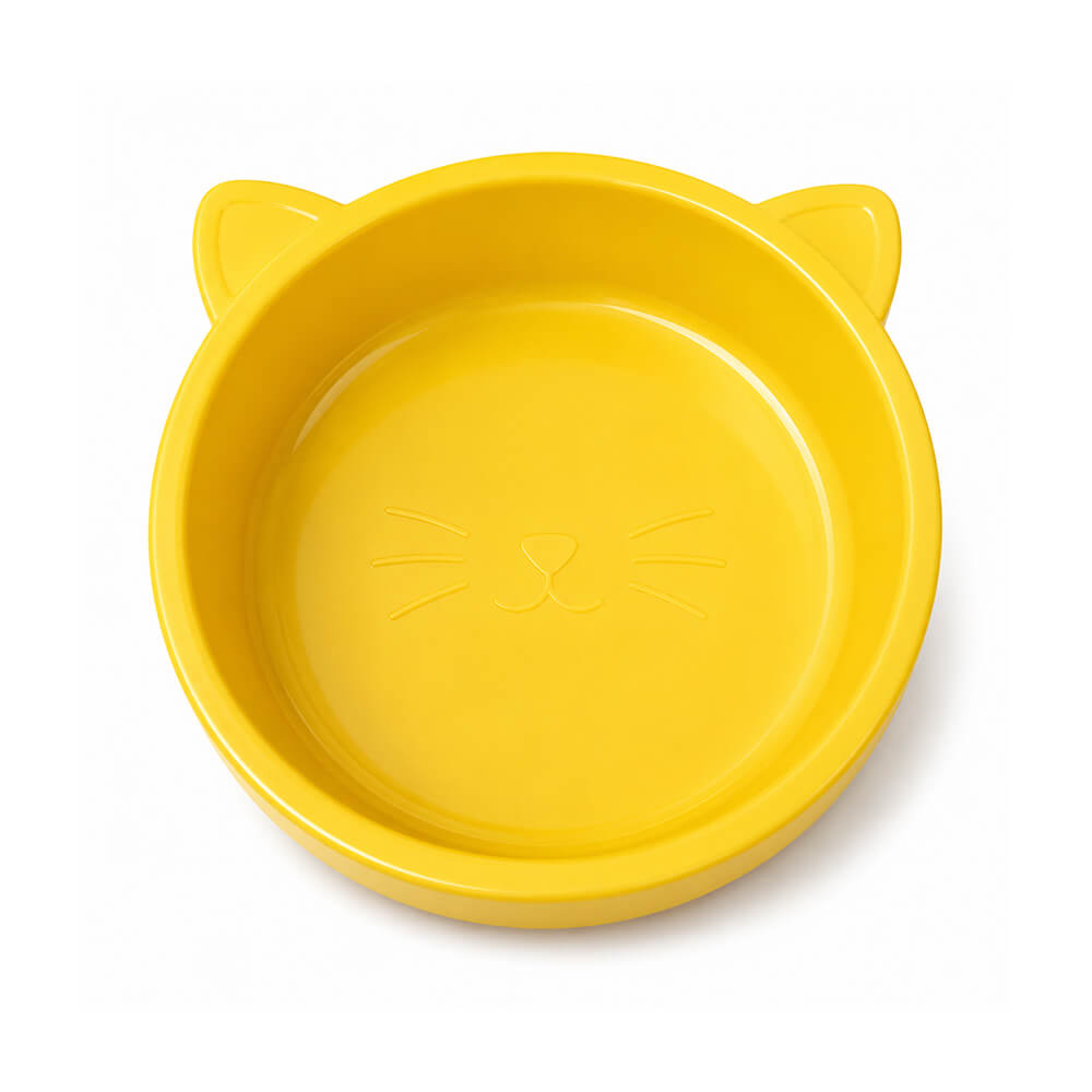 Plato plastico cara gato orejas