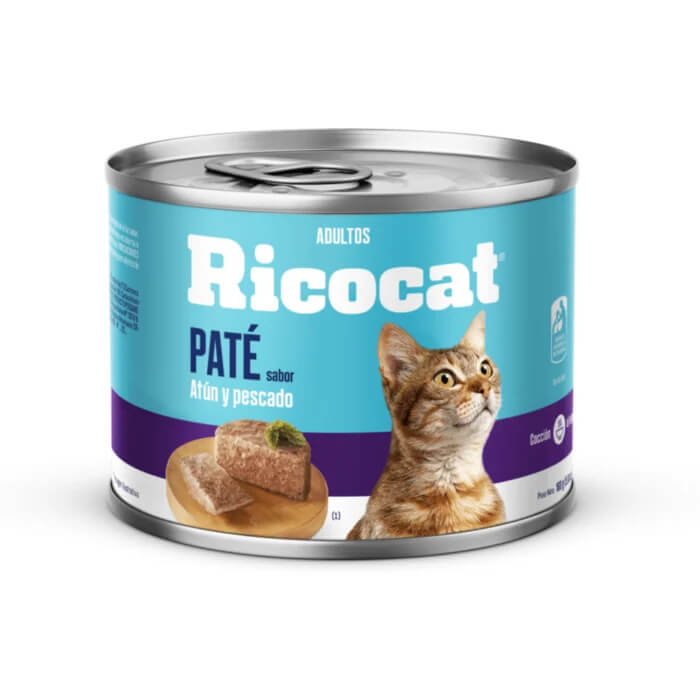 Ricocat adulto pate atún y pescado 180g